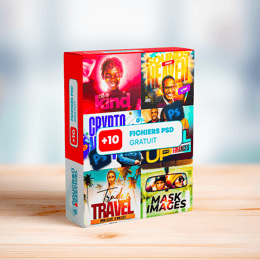 Pack Gratuit – +10 Fichiers PSD Professionnels