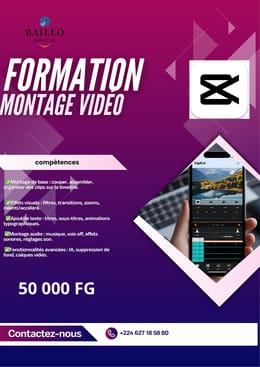 Formation en Montage vidéo