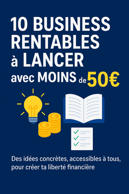 10 Business Rentables à Lancer avec Moins de 50€