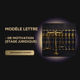 ✍️ Modèle de Lettre de Motivation – Candidature en Cabinet Juridique, Audit ou Conseil