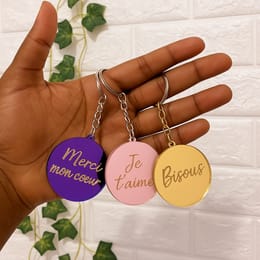 Porte-clé Gravé – Collection Love & Merci