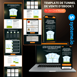 TEMPLATE DE TUNNEL DE VENTE D'EBOOK 1