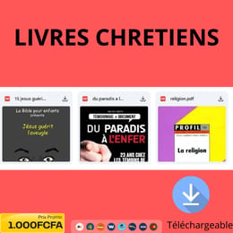 📖 Pack de livres Chretiens