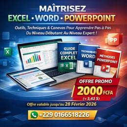 Devenez Expert en Excel, Word et PowerPoint en 9 Jours avec Coaching assuré gratuitement