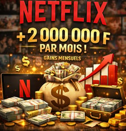 NETFLIX et 3 produits digitaux pour générer plus de 3 millions  d'euros