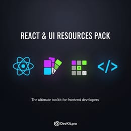 REACT & UI RESOURCES PACK