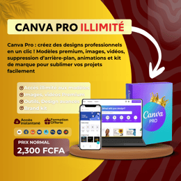 CANVA PRO ILLIMITÉ + 13 FORMATIONS OFFERTE