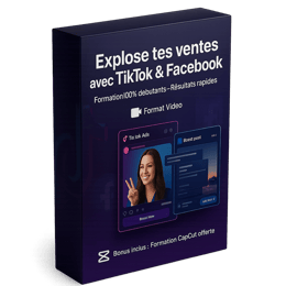 Explose tes ventes & ta visibilité avec TikTok & Facebook – Formation 100% débutants