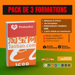 PACK DE FORMATION-PINDUODUO-1688-TAOBAO