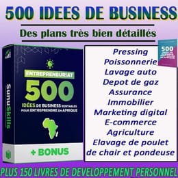 500 Idées de Business – Le livre qui réveille ton esprit d’entrepreneur