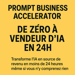 Prompt Business Accelerator -  De zéro à vendeur de services IA en 24h