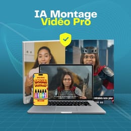ACCES A VIE - FORMATION IA SPECIAL PUB - PRO du montage vidéo (Pack + 30 vidéos) + cas pratiques