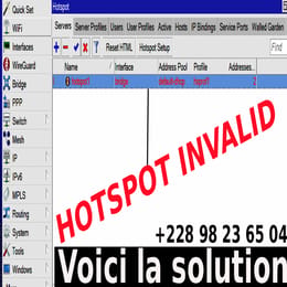 Guide complet  pour Corriger le Problème de HOTSPOT INVALID