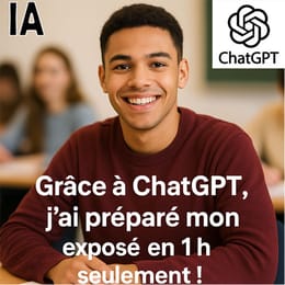 Prépare ton exposé 3 fois plus vite, avec plus de clarté et sans stress, grâce à ChatGPT !