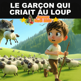 🐺🎧 Conte pour enfants | Le Garçon qui criait au Loup - Version Audio