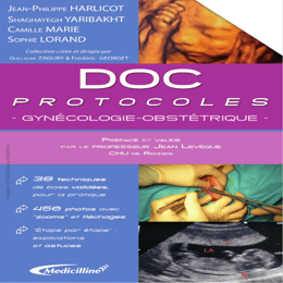 Doc protocoles-Gynéco obstétrique