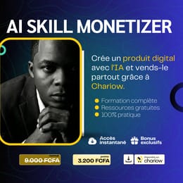 Crée un produit digital avec l’IA et vends-le partout grâce à Chariow.