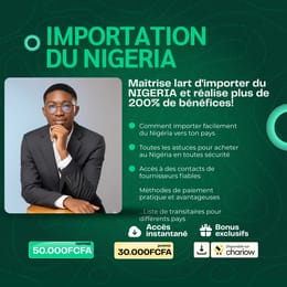 Lance ton business Depuis le NIGERIA