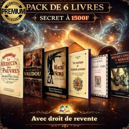 Pack livres de magie et de médecine