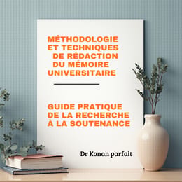Méthodologie et techniques de rédaction du mémoire universitaire