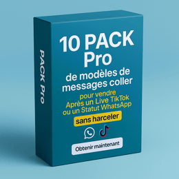 Transforme chaque statut WhatsApp et chaque live TikTok en client payant sans forcer ni harceler !