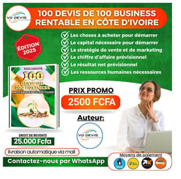 100 Devis d'activités rentable a faire dès maintenant