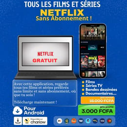 TOUS LES FILMS ET SÉRIES NETFLIX sans Abonnement