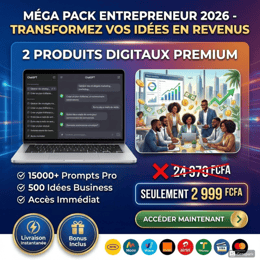 Découvrez Le Méga Pack 2026 : Solutions Clés Pour Entrepreneurs Ambitieux