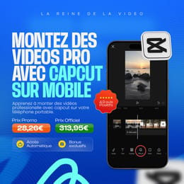 Easy CapCut Mobile – Monte tes vidéos comme un PRO avec CapCut sur ton téléphone