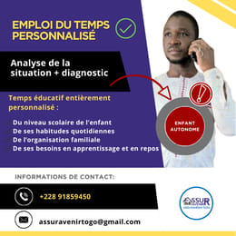 Organisation Scolaire Sur Mesure pour Enfant: Diagnostic et Emploi du Temps personnalisé