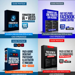 PACK SPÉCIAL – 4 FORMATIONS DIGITALES EN 1