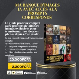 Ma Banque d’Images IA avec Accès aux Prompts Corresponds