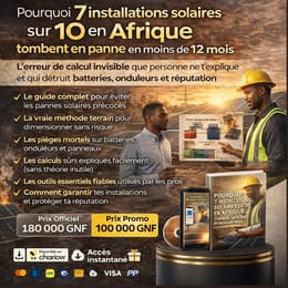 Pourquoi 7 installations solaires sur 10 en Afrique tombent en panne