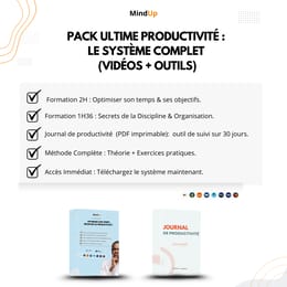 PACK ULTIME PRODUCTIVITÉ : Le Système Complet (Vidéos + Outils)