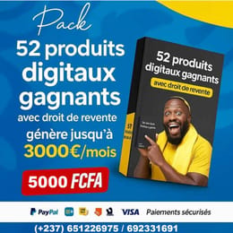 Pack de 52 produits digitaux