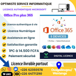 Microsoft Office professionnel plus 365