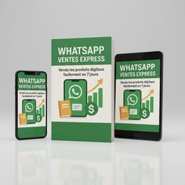WhatsApp Ventes Express: Vends tes produits digitaux facilement en 7 jours