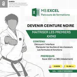 DEVENIR CEINTURE NOIRE EXCEL : MAITRISER LES PREMIERS KATAS