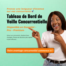 Tableau de bord veille concurrentielle (pack Essentiel)