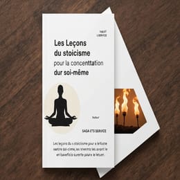 COMMENT CE CONCENTRER SUR TOI-MÊME, TRAVAILLE SUR TOI, ET TOUT VIENDRA À TOI — LEÇONS DE STOÏCISME