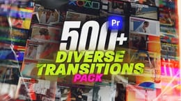 🎬500 TRANSITION FOR PREMIERE PRO