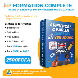 PACK ANGLAIS