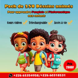 PACK EN ANGLAIS ET INFORMATIQUE POUR ENFANTS