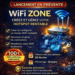 WiFi Zone – Créez et gérez votre propre hotspot rentable
