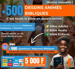 PACK ULTIME DE PLUS DE 500 DESSINS ANIMÉS BIBLIQUES POUR ENFANTS ET ADULTES