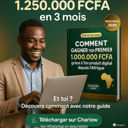 📚 Extrait Exclusif – “Comment Gagner Ton Premier 1.000.000 FCFA Grâce à Ton Produit Digital ...”