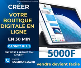 Création de boutique digitale SUR CHARIOW