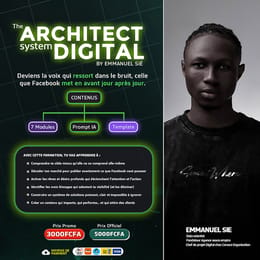 THE ARCHITECT SYSTEM DIGITAL – Deviens la voix que Facebook met en avant.