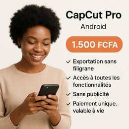 Capcut pro à vie version Android