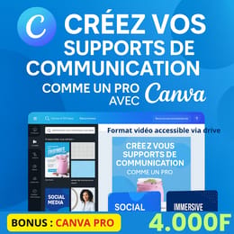 🎨 DESIGN GRAPHIQUE AVEC CANVA
